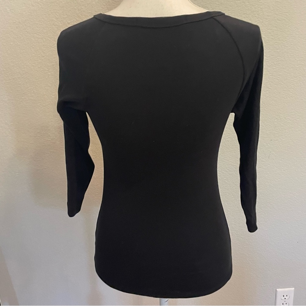 Barbara Lesser Women’s Black Zippered Shirt Small - Picture 5 of 8